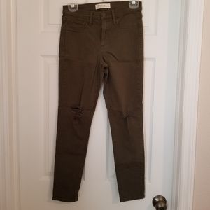 GAP Denim Easy Leggings in Olive
